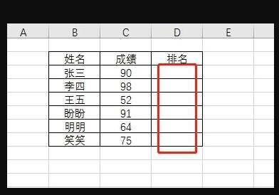 Excel表格如何进行成绩排名 Excel表格如何进行成绩排名