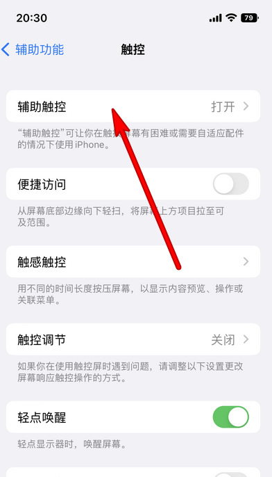 如何设置苹果悬浮球不动