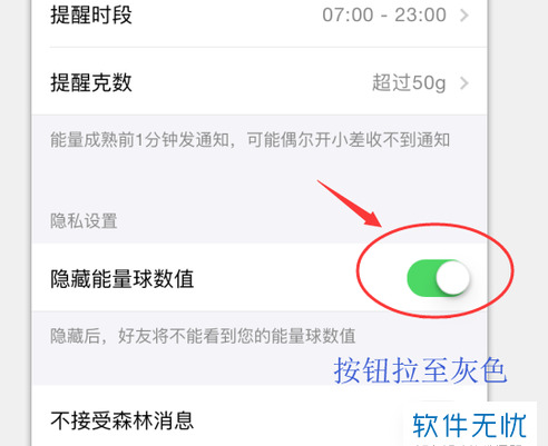 支付宝蚂蚁森林怎么隐藏能量球时间提示 支付宝蚂蚁森林怎么隐藏能量球时间提示