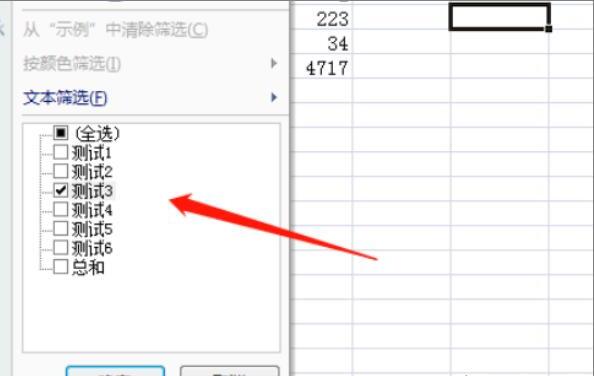 Excel中怎么筛选出需要的内容