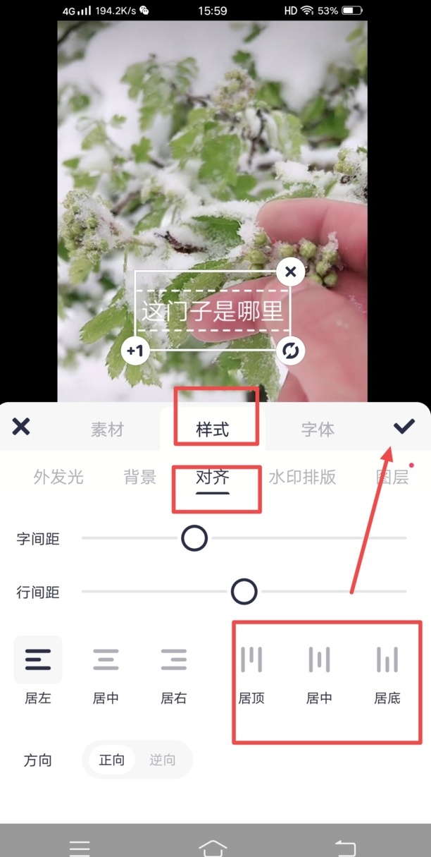 美图秀秀文字怎么竖起来