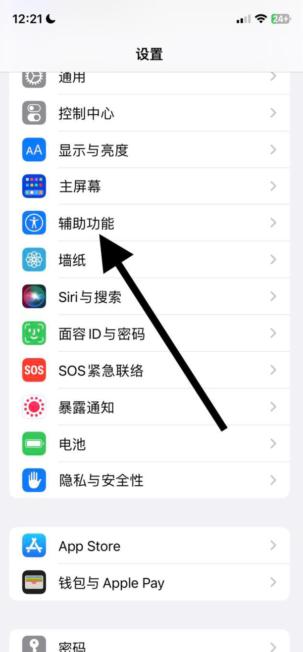 苹果手机屏幕上的小圆圈怎么设置