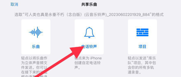 苹果手机来电铃声怎么改成音乐