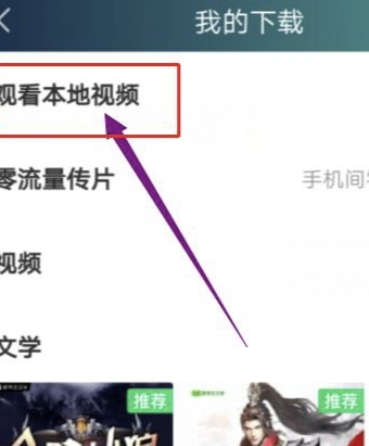 爱奇艺怎么播放本地文件