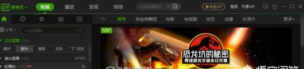 怎样在爱奇艺里看电视直播