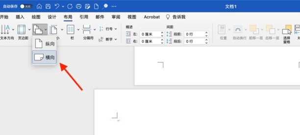 word文档怎么排版页面有横有竖
