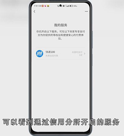 微信信用分怎么查