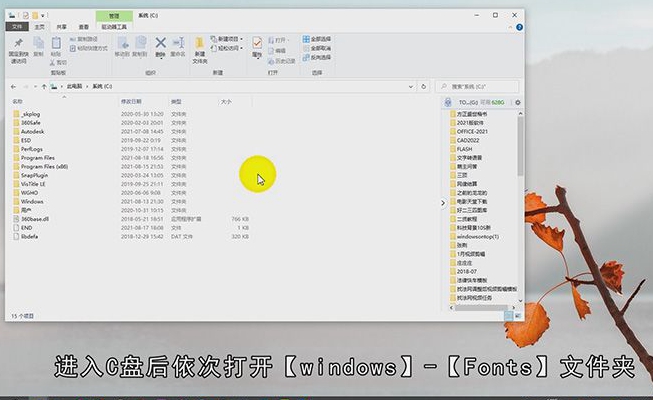 cdr怎么样安装字体