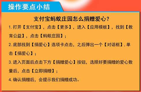 蚂蚁庄园怎样捐赠爱心