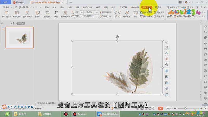 ppt怎么把背景图片变透明