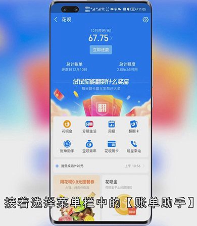 怎么看花呗消费记录