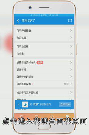 花呗当面花是什么
