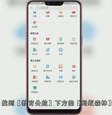 蚂蚁森林怎么隐藏能量球数值