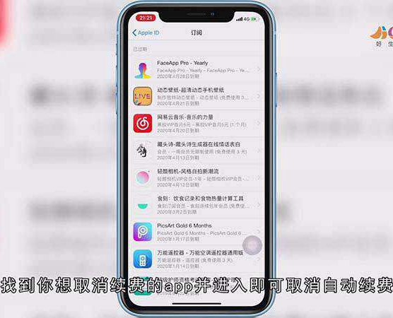 如何取消苹果app自动续费