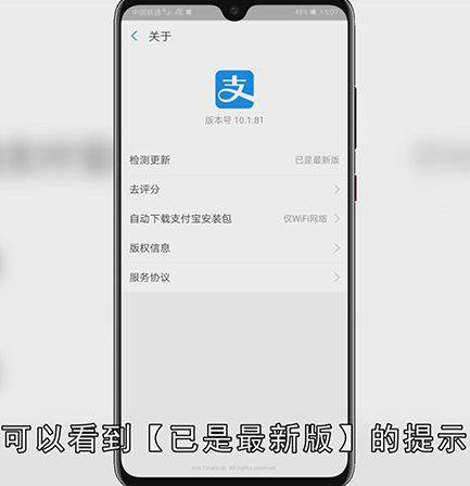 支付宝如何更新
