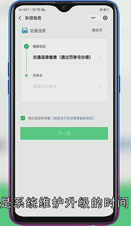 微信处理违章怎么缴费