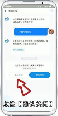 怎么关闭手机蚂蚁花呗