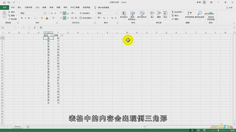 Excel分类汇总在哪