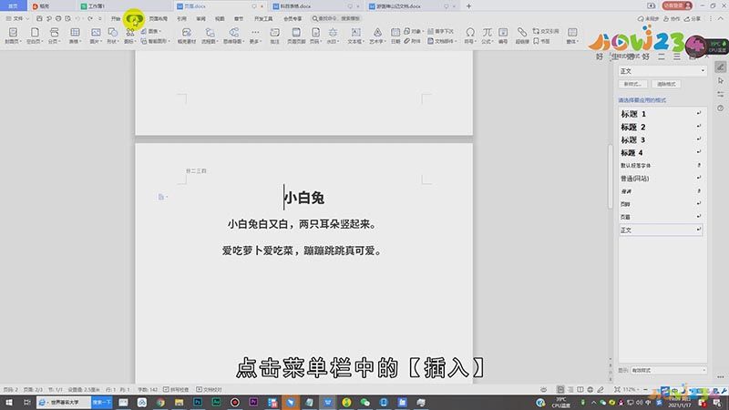 wps怎么单独删除一页的页眉