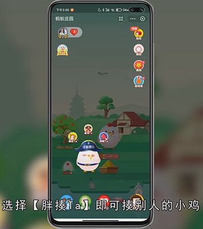 蚂蚁庄园怎么揍别人小鸡