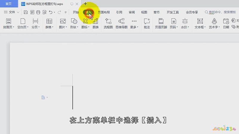 wps如何在方框里打勾
